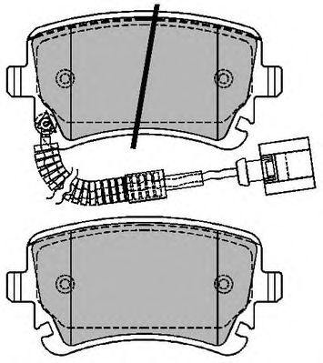 Brake Pad Set, disc brake ADB11754