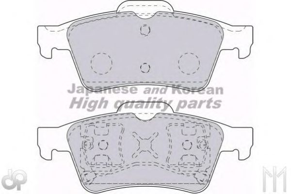 Комплект тормозных колодок, дисковый тормоз N009-36