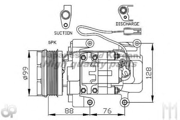 Compressor, ar condicionado M550-43