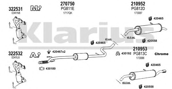 Exhaust System 631260E