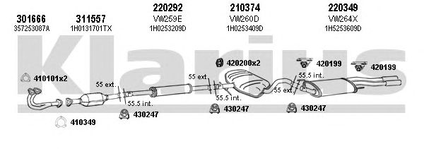 Exhaust System 930391E