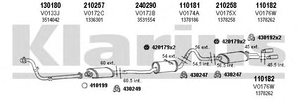 Exhaust System 960146E