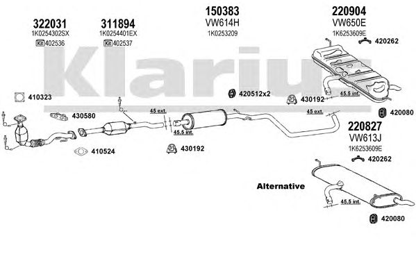 Exhaust System 931120E