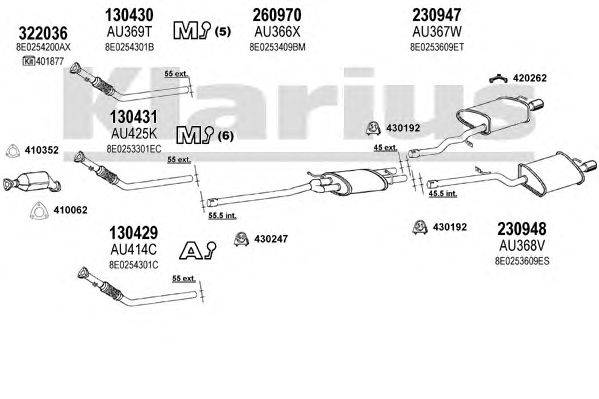 Exhaust System 940612E