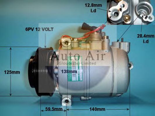 Compressor, airconditioning 14-1207P