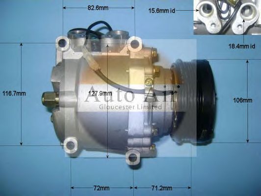 Compresor, aire acondicionado 14-3570P