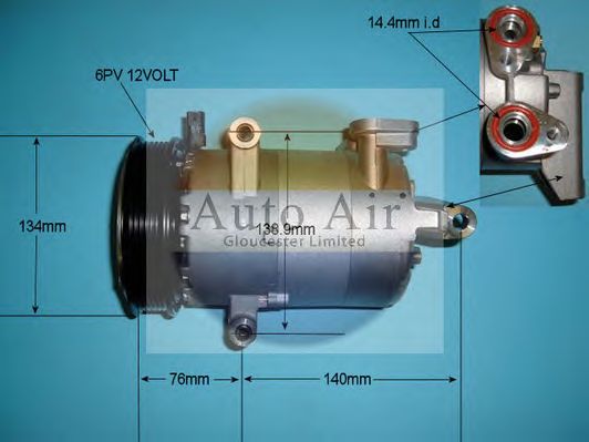 Compressor, ar condicionado 14-8147