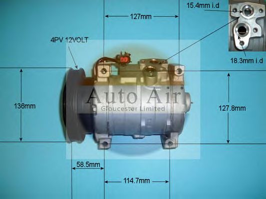Compressor, ar condicionado 14-7497R