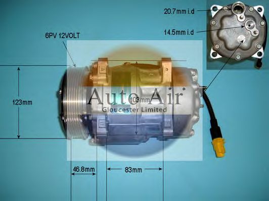 Compressor, airconditioning 14-1259