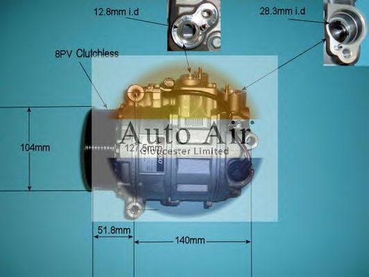 Compressor, airconditioning 14-0306