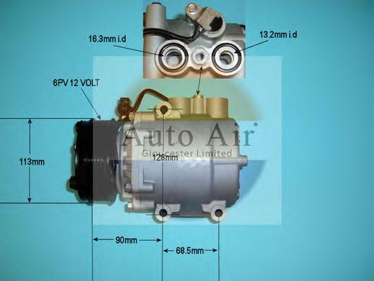Compressor, airconditioning 14-1029P