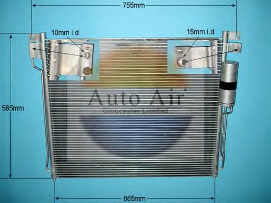 Condensador, ar condicionado 16-0003