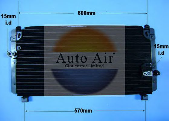 Condensator, airconditioning 16-1017