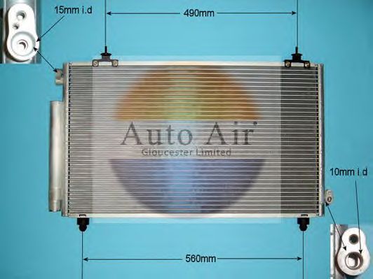 Condensator, airconditioning 16-1029A