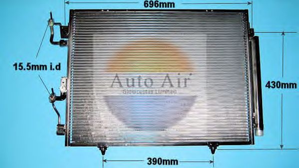 Condenser, air conditioning 16-1059