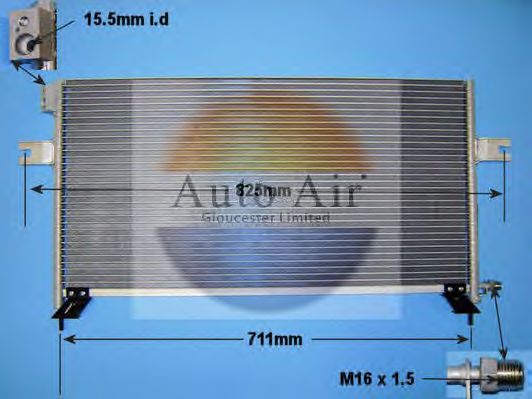 Condensador, aire acondicionado 16-1113
