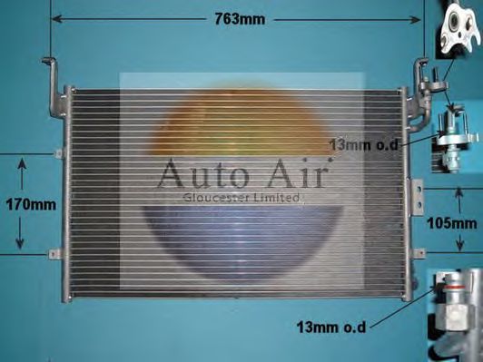 Condensador, ar condicionado 16-1150