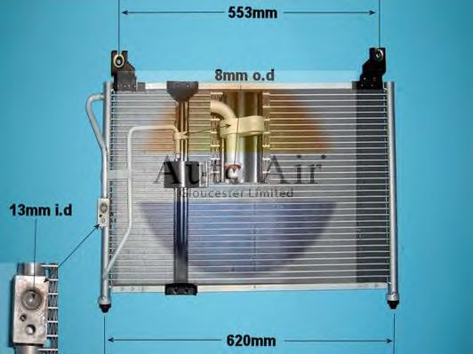 Condensator, airconditioning 16-1180