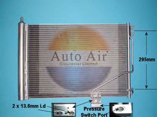Condenser, air conditioning 16-1211