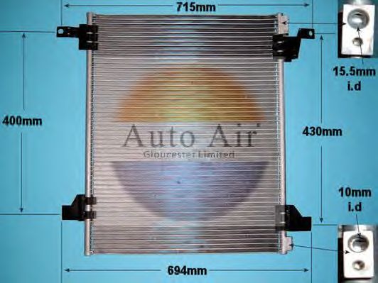 Condensator, airconditioning 16-1213