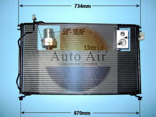 Condensador, ar condicionado 16-1237