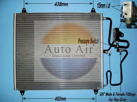 Condensator, airconditioning 16-1266