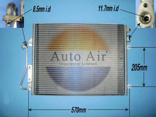 Condensator, airconditioning 16-1280