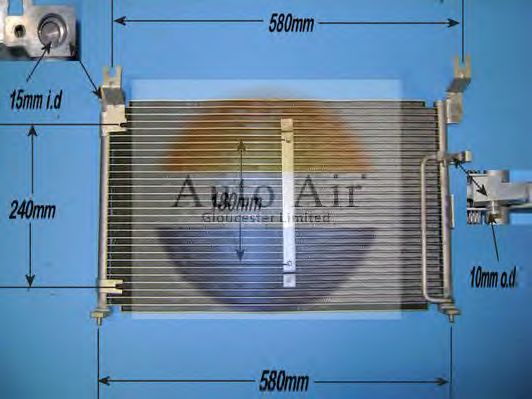 Condensator, airconditioning 16-1309