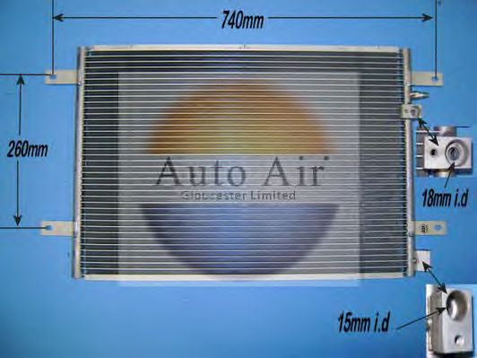 Condenser, air conditioning 16-1320