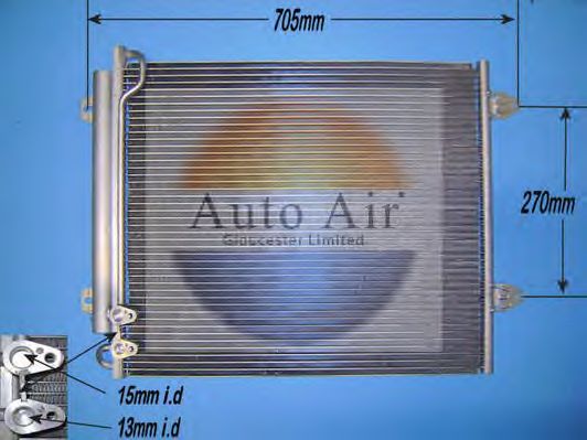 Condensator, airconditioning 16-1321