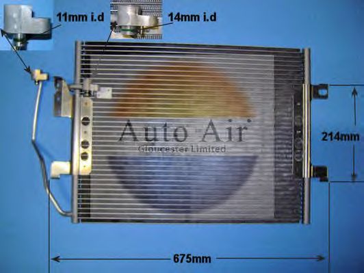 Condensator, airconditioning 16-1332