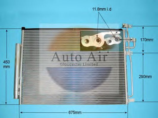 Condensator, airconditioning 16-1372