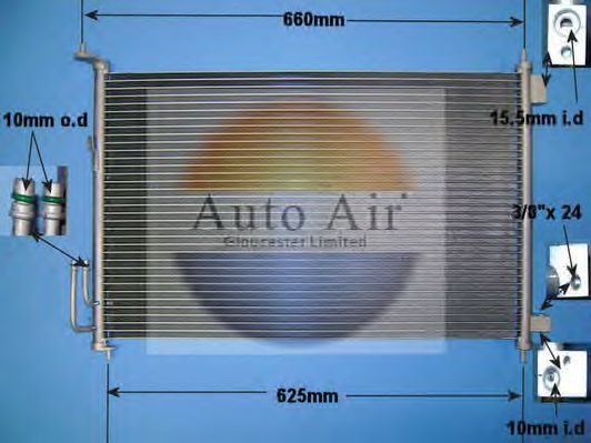 Condensador, ar condicionado 16-1416