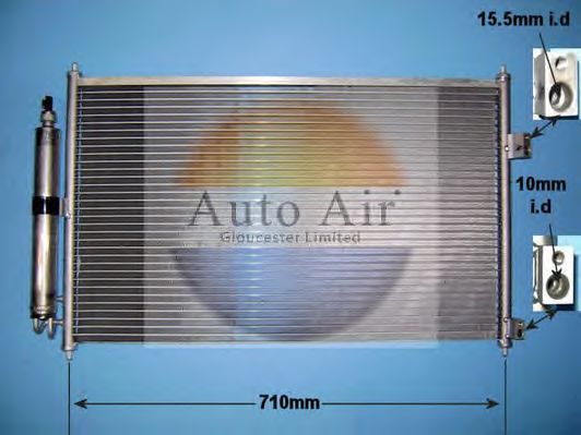 Condensator, airconditioning 16-2036