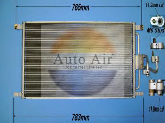 Condensador, ar condicionado 16-2045
