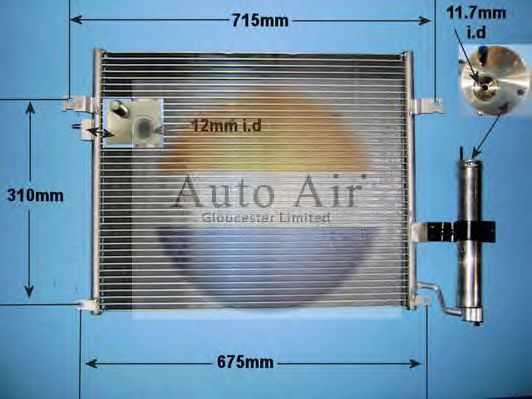Condensator, airconditioning 16-2049