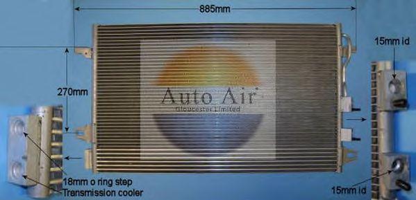 Condensator, airconditioning 16-5098