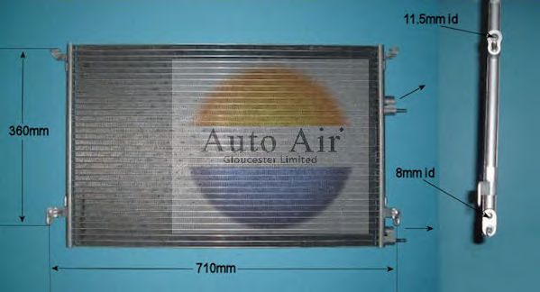 Condenser, air conditioning 16-6020
