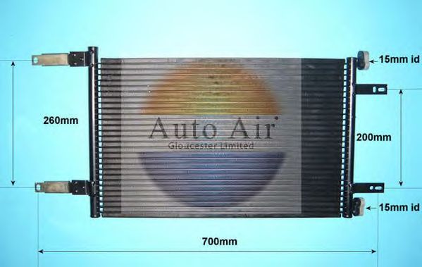 Condensator, airconditioning 16-6198