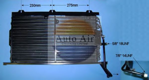 Condensator, airconditioning 16-6580