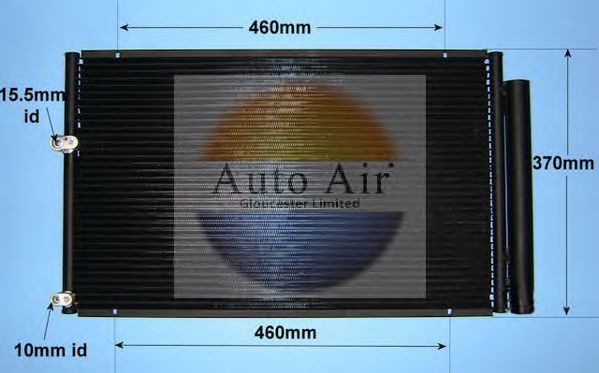 Condensator, airconditioning 16-8914