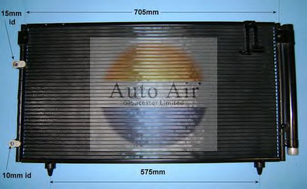 Condensator, airconditioning 16-9401