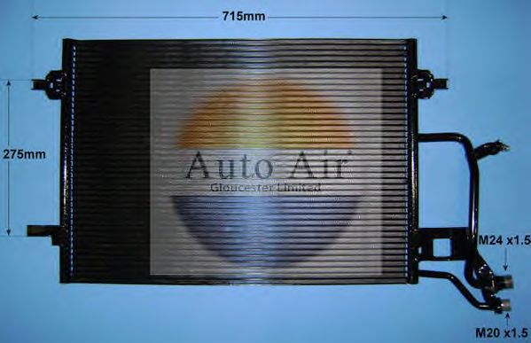 Condensador, ar condicionado 16-9561
