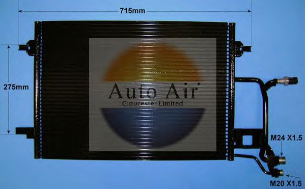 Condensador, ar condicionado 16-9561A