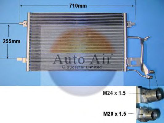 Condensator, airconditioning 16-9564