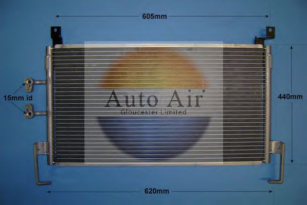 Condensador, ar condicionado 16-9636
