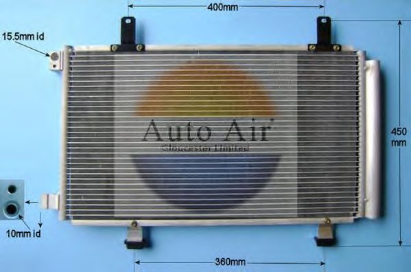 Condensador, ar condicionado 16-9721