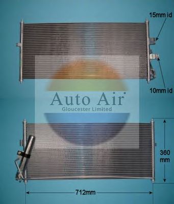 Condensator, airconditioning 16-9902