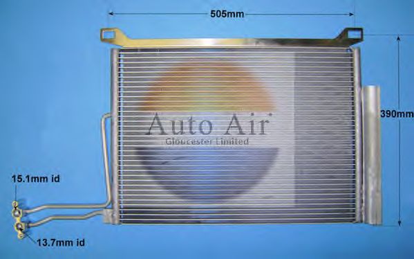 Condenser, air conditioning 16-9915