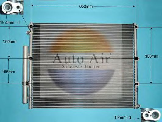 Condensator, airconditioning 16-8908